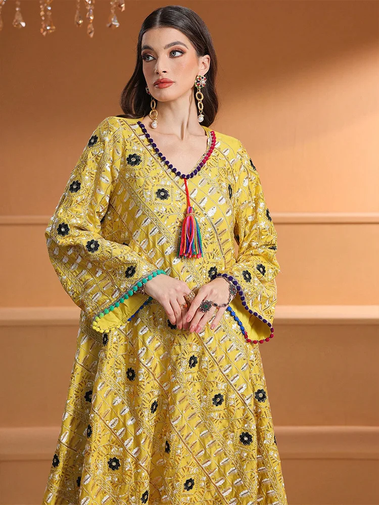 

Ramadan Dubai Abaya Turkey Kaftan Muslim Woman Dresses Eid Ramadan Caftan Marocain Femme Robe Musulmane Vestidos Islam Clothing