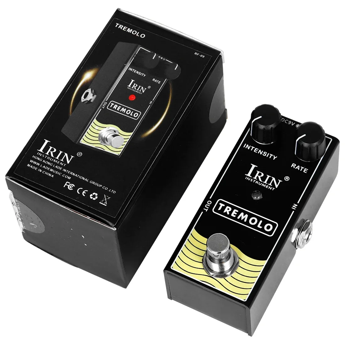 IRIN RF-09 Tremolo Guitar Effect Pedal Classic Tube Amplifier Simulation Tremolo Pedal Electric Guitar Parts & Accessories