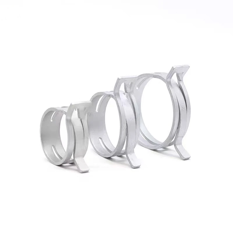 5-20pcs 11.4-45mm Q673 C Type Constant Tension Spring Band Hose Clamps for Fuel Line Water Pipe Air Duct Hose Clips