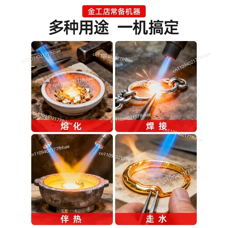 Double-gun Multi-functional Fusion Welding Machine Double-loop Device Enlarged Oil Pot Gold and Silver Jewelry Welding Equipment