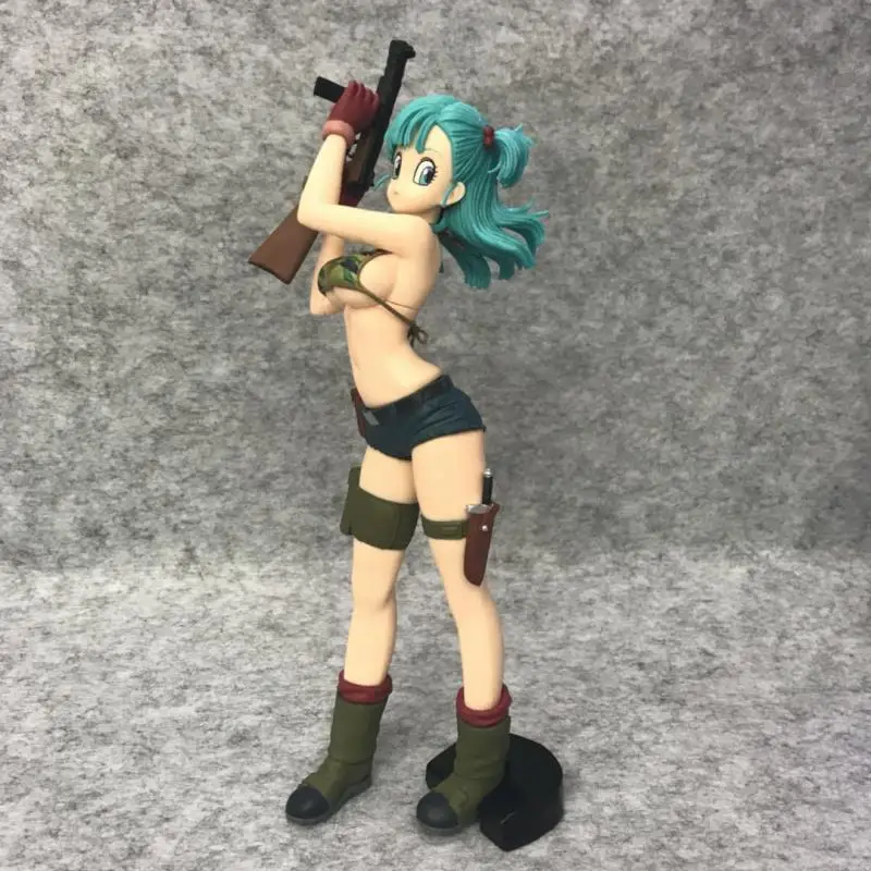 Dragon Ball z figure 24CM In Stock  Bulma Action Figure BANDAI Statue Collection Model Toys For Children Gifts Home Room Toys