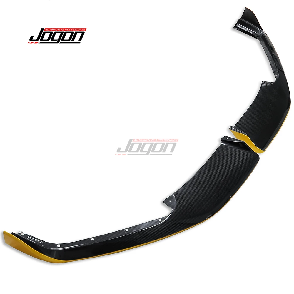 For Corvette C8 Stingray Sports Z51 Z06 2020-2024 Carbon Fiber Exterior Car Front Bumper Lower Lip Guard Splitter Cover Trim