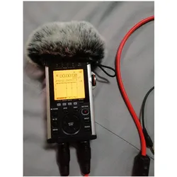Blue Mantis Dead Cat Pop Filter Outdoor Artifical Fur Wind Muff Windscreen Shield For TASCAM DR22WL  Windshield Mic Cover