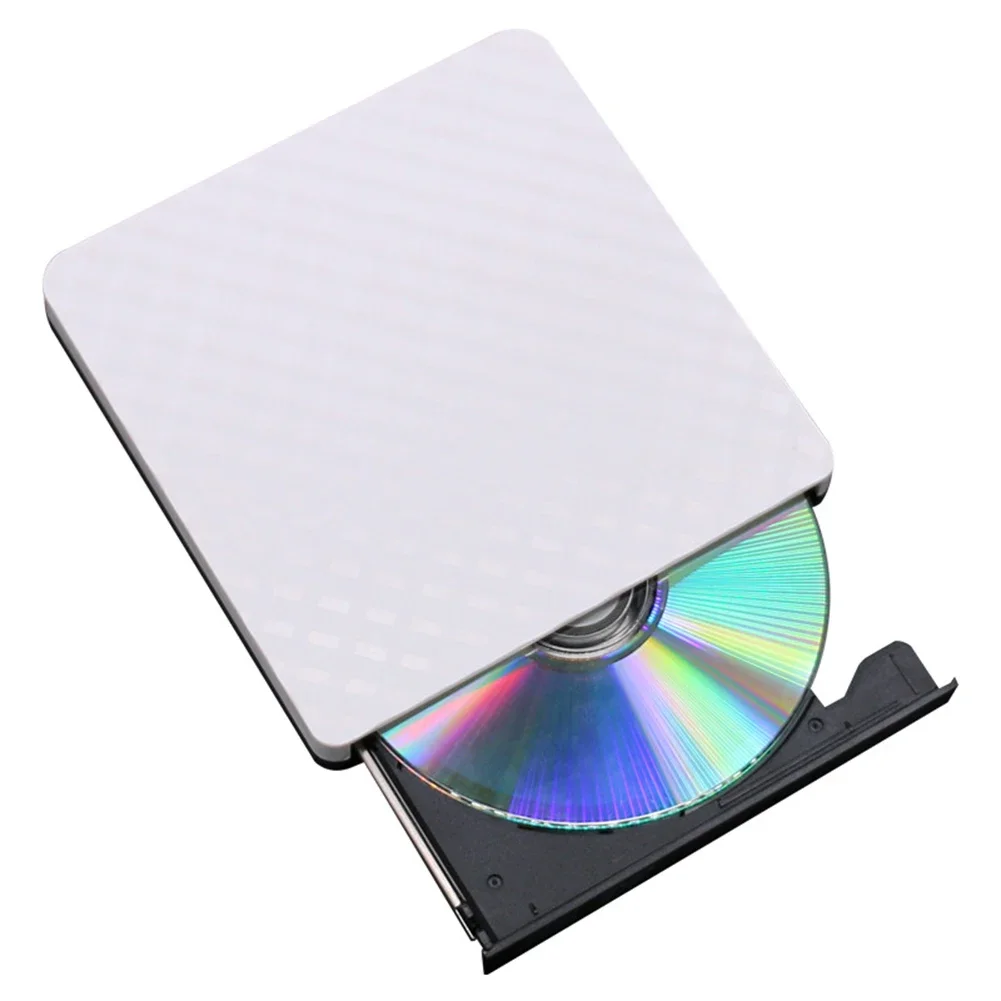 

USB 3.0 Внешняя записывающая машина DVD RW Высокоскоростная передача оптического диска Plug and Play CD-плеер DVD-рекордер для ноутбука, ПК, настольного компьютера