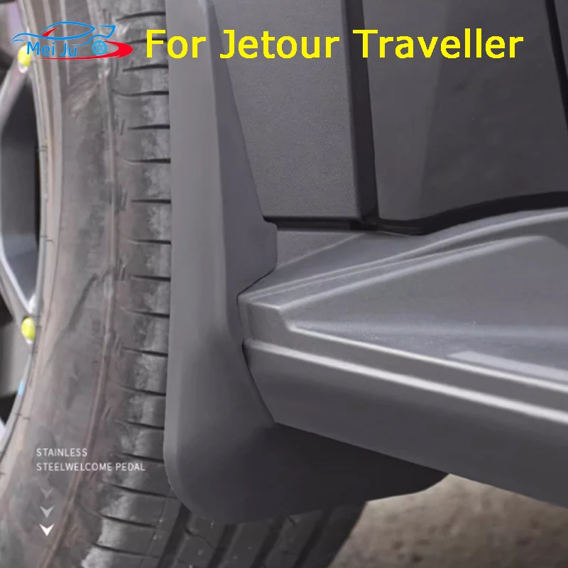 Voor Jetour T2 Traveller 2023 Auto Spatlappen Spatlappen Spatten Bewakers Spatborden Modderklep Voor Achter Spatbordbeschermer