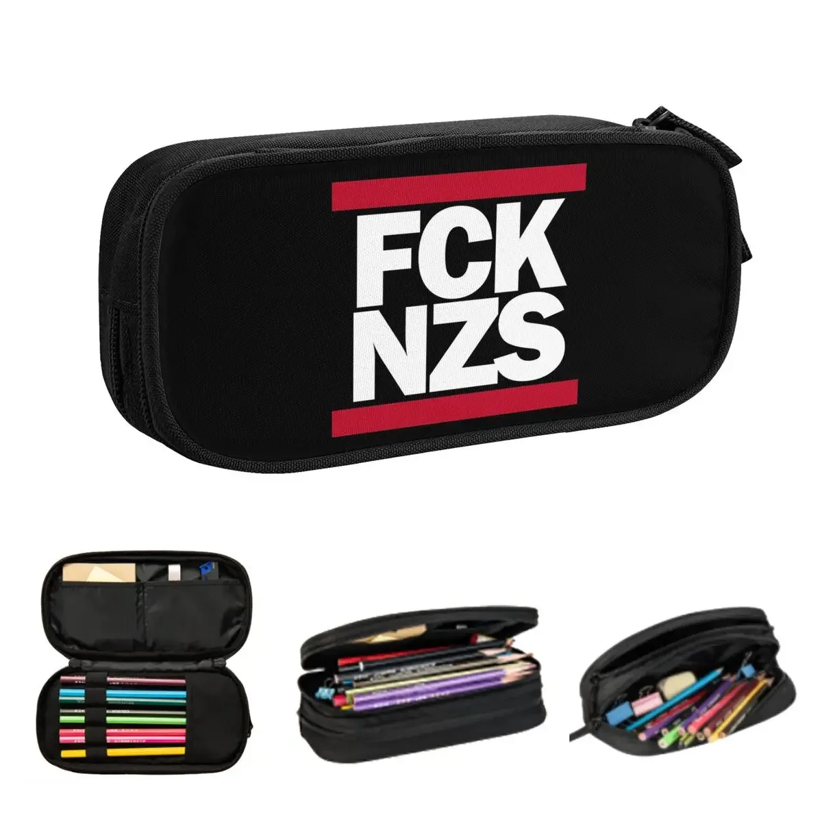 Fck Nzs Pencil Cases Big Capacity Pen Bags Pen Box Pencil Pouch For Boys Girls Students Stationery School Office