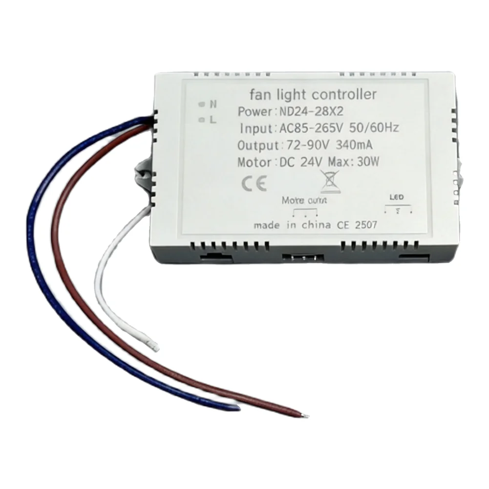 Ceiling Fan For LED Light Transformer with Remote Receiver AC 85-265V Input Voltage DC Output Power Supply Unit