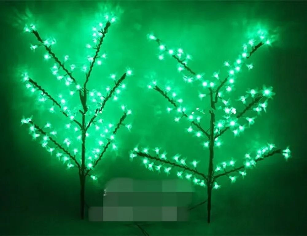 LED Cherry Blossom Tree branch 96pcs led 128pcs led 110/220VAC Waterproof Garden Landscape Decoration Lamp Outdoor Use