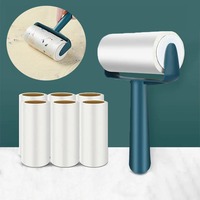 Tearable Roll Paper Sticky Roller Removable Roller Felt Roller Brush Hair Sticking Hair Removal Clothes Removing Brush Clothes