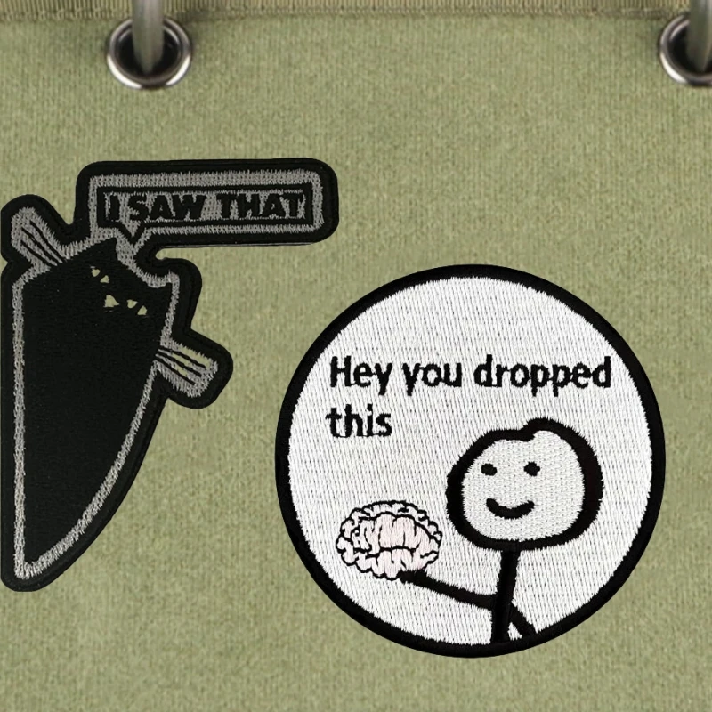 مضحك ميمي القط التطريز هوك شارة 