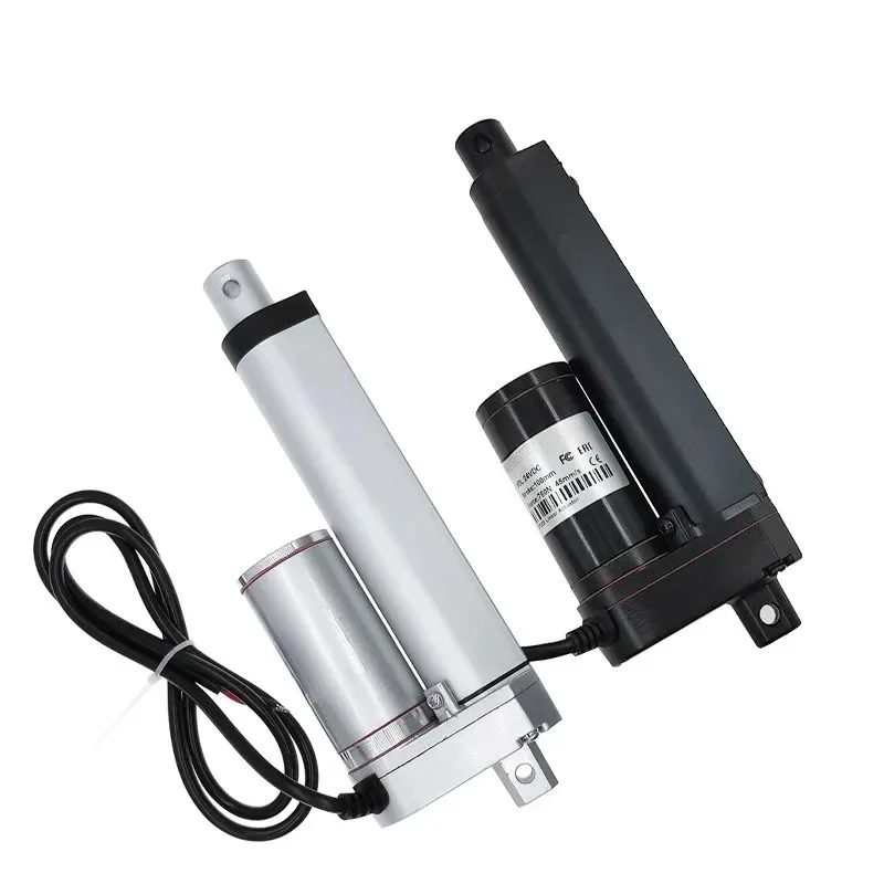 電動リニアアクチュエータ-100mmストローク-リニアモーターコントローラー-dc-12v-24v-100-300-500-700-1000-1200-1500n