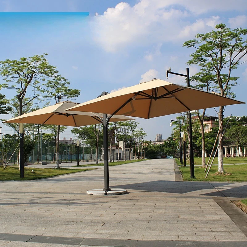 

Уличный зонтик, вращающийся и регулируемый водонепроницаемый живописный зонт во дворе, уличный садовый зонт для барбекю на лобовом стекле