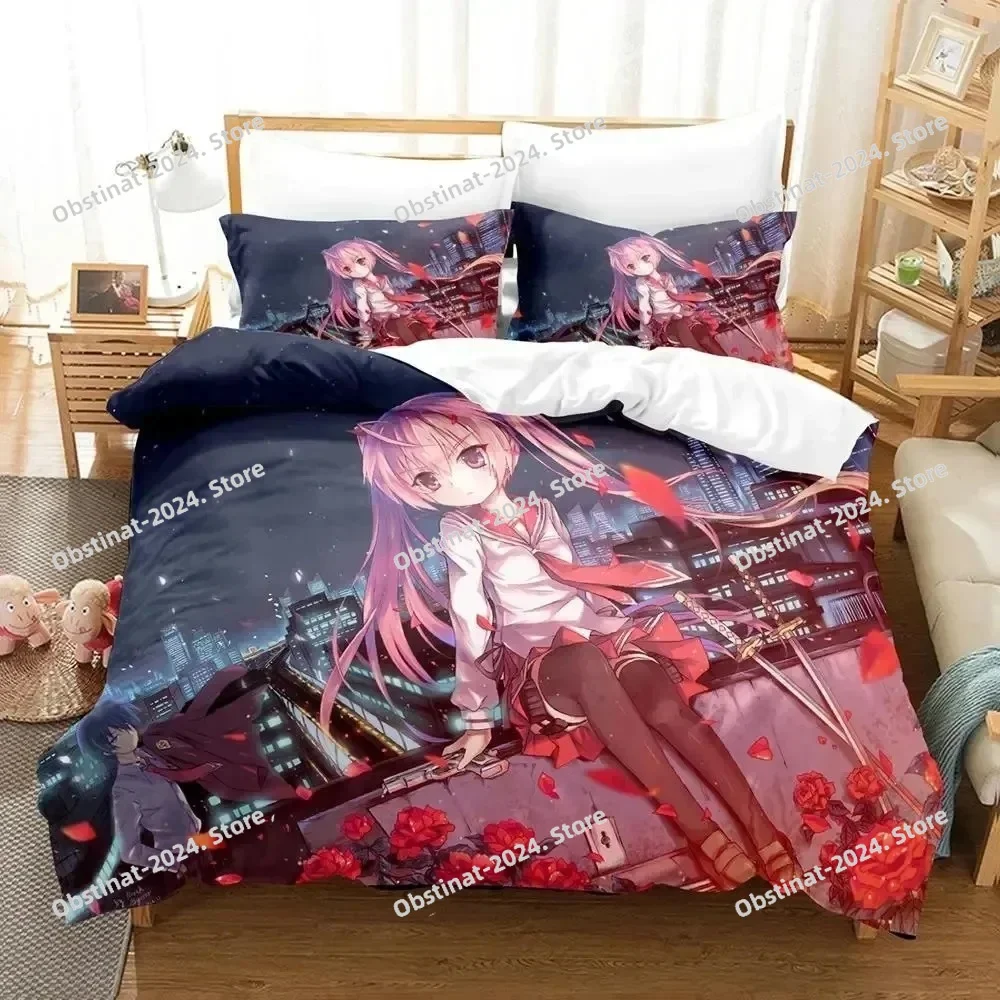 

Aria the Scarlet Ammo Hidan no Aria Bedding Set Printed Duvet Cover Pillowcase Single Double Style Queen King Size Sets