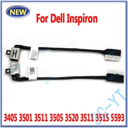 1-10Pcs New Laptop DC Power Jack Cable For DELL Vostro 3400 3401 3405 3500 3501 Inspiron 3520 3511 3515 5593 3505 DC-IN Cable
