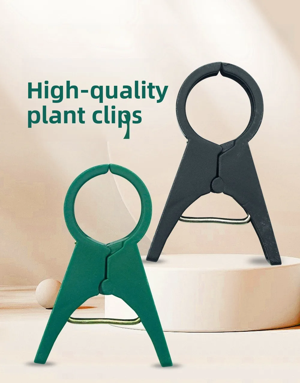 100pcs Plastic Agricultural Greenhouse Cucumber Tomato Vine Binding Clip Vegetable Branch Binding Clip Vine Fixing Clip