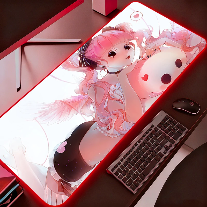 

RGB Large Mouse Pad Gamer Keyboard LED One Piece Mousepad Pc Computer Desk Mat Gaming Pad Backlight Mouse Mats For LOL