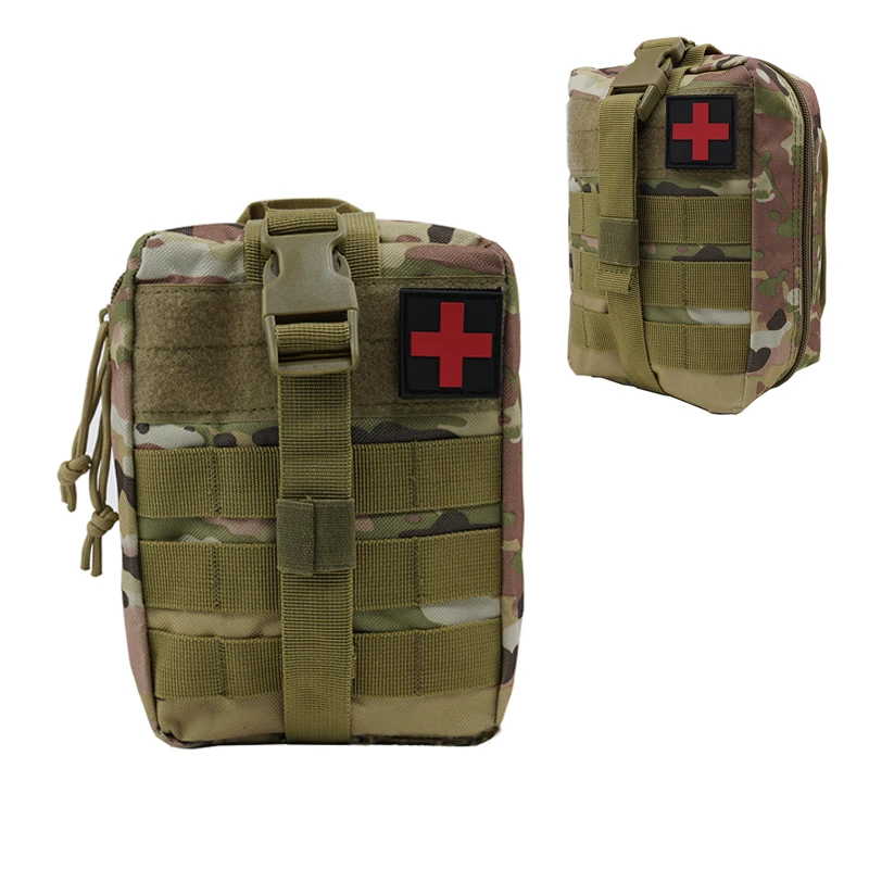 

600D First Aid Bag Medical Kit Bag Tactical Molle Emergency Survival Pouch Outdoor Sports Medical Waist Fanny Pack