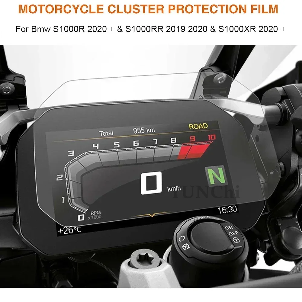 Voor Bmw S1000r 2021 + S1000rr 2019 2020 S1000xr Motorfietsonderdelen Instrument Beschermende Film Dashboard Schermbeschermer Sticker