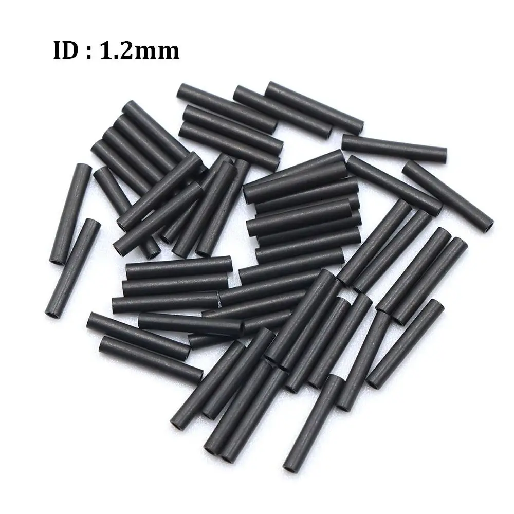 

50Pcs Universal Fishing Mono Tube Replaceable Fishing Copper Sleeves High Quality Fix Crimps Tube For Wire Leader