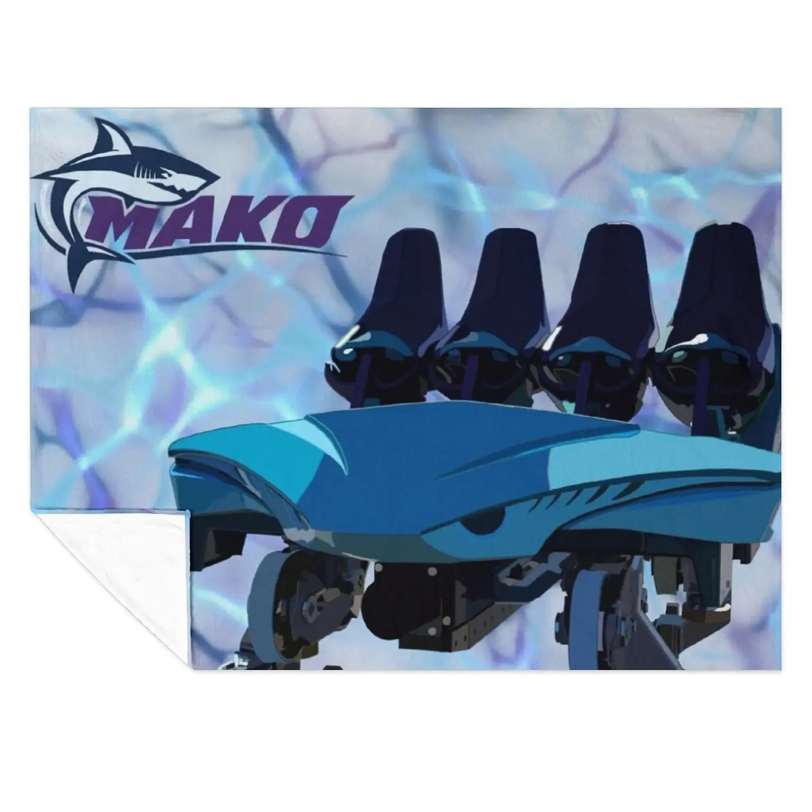 

Mako - Train Series Throw Blanket Plush Kid'S Furry Comforter Blankets