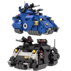 40K Gladiator Pattern Predator Tank And Exorcist Missile Launching Vehicle MOC HUmmer Building Block Model Brick Kids Toys Gifts