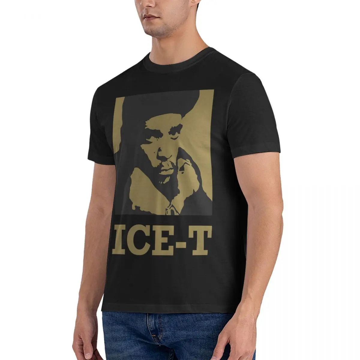 Men's Ice T T-Shirtice T Shirt LL Cool J Cotton Clothing Casual Short Sleeve Round Neck Tee Shirt Graphic Printed T-Shirt