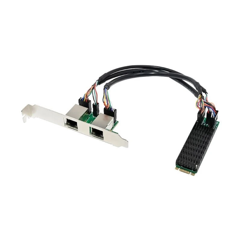 Scheda PCIE Ethernet da 2,5 Gbps Scheda rete PCIExpress PCIE 2500 Mbps Doppio RJ45