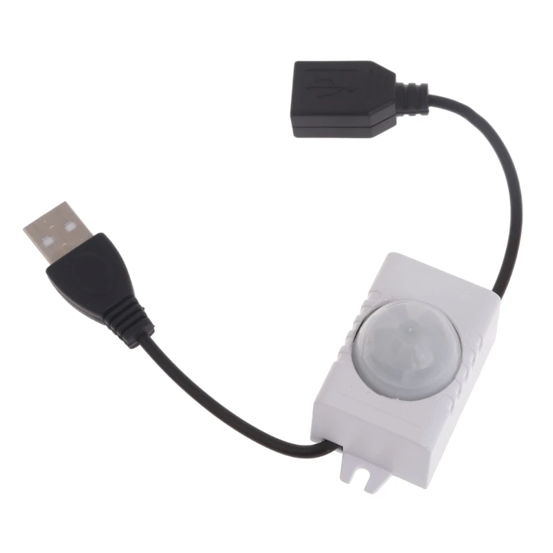 5V 2A PIR Motion Activated Mini Body PIR  Switchs with USB  for LED Strip Security Camera USB Ceiling Fan