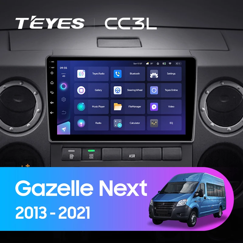 TEYES CC3L WIFI For GAZ Gazelle Next 2013 - 2021 Car Radio Multimedia Video Player Navigation stereo GPS Android No 2din 2 din