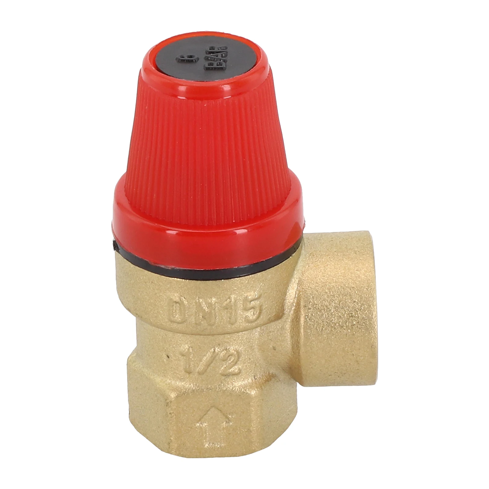 Safety Mechanism Brass Drain Valve Controls Pressure Levels from 3 Bar to 6 Bar for Optimal System Performance
