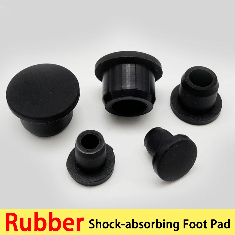 2-100Pcs Dia 2.7mm-17mm T-Type Silicone Rubber Hole Plugs Dustproof Stopper Seal Cap Heat -resistant to Cover End Caps