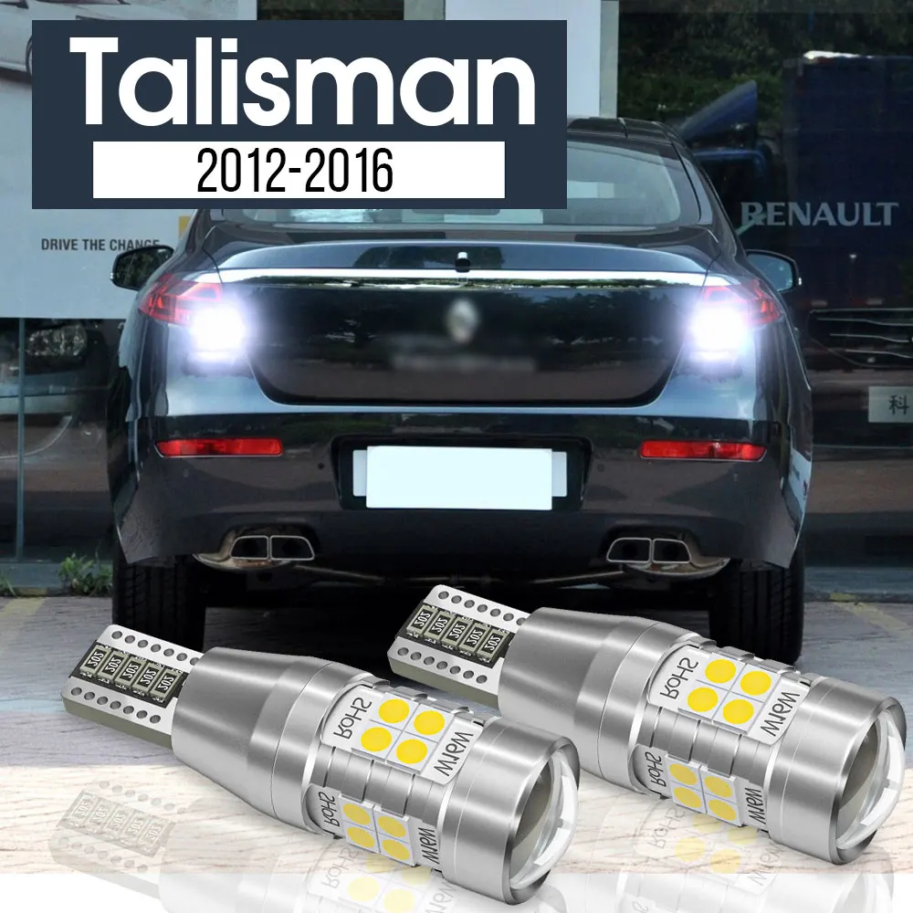 

2pcs LED Backup Light Reverse Lamp Blub Canbus Accessories For Renault Talisman 2012 2013 2014 2015 2016