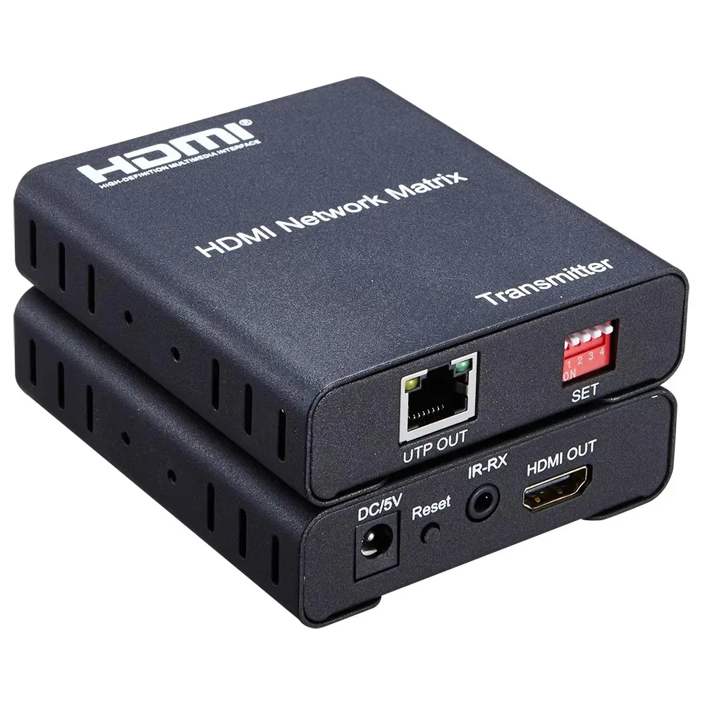 HDMI Network Matrix Video Transmitter Receiver Many To Many Switch Splitter HDMI Rj45 Ethernet Extender Via Cat6 Cable