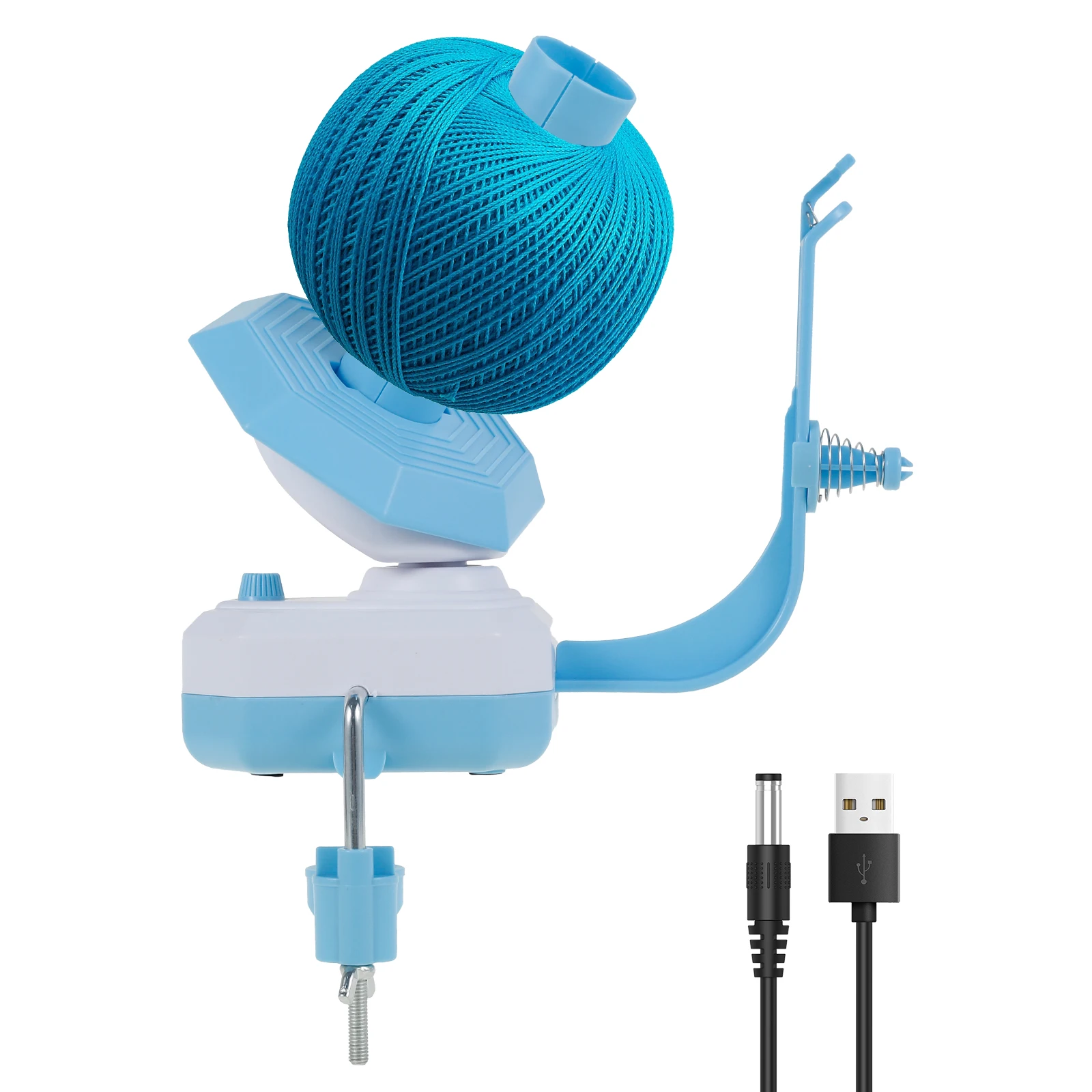 Plastic Electric Wool Winder for Crocheting Motor Drive Automatic Yarn Ball Winder Easy to Use Efficient Auto Yarn Cake Winder