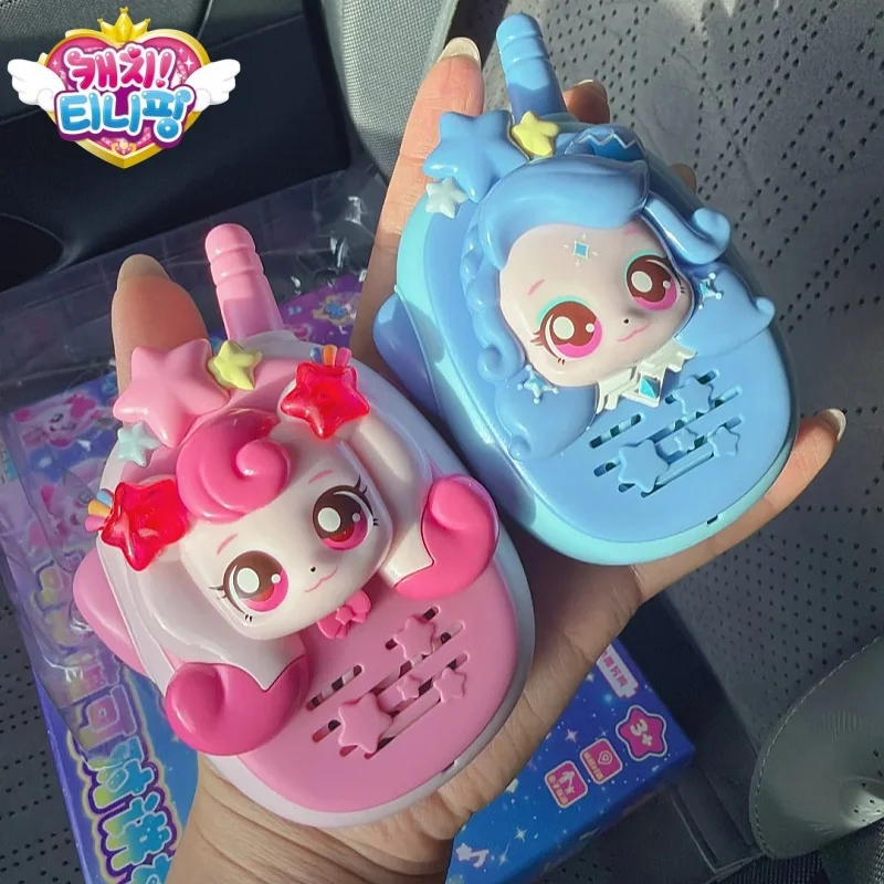 Original Catch Teenieping Walkie-Talkie Magic Sweetheart Love Silver Light Cute Dialogue Interactive For Birthday Gift Toy