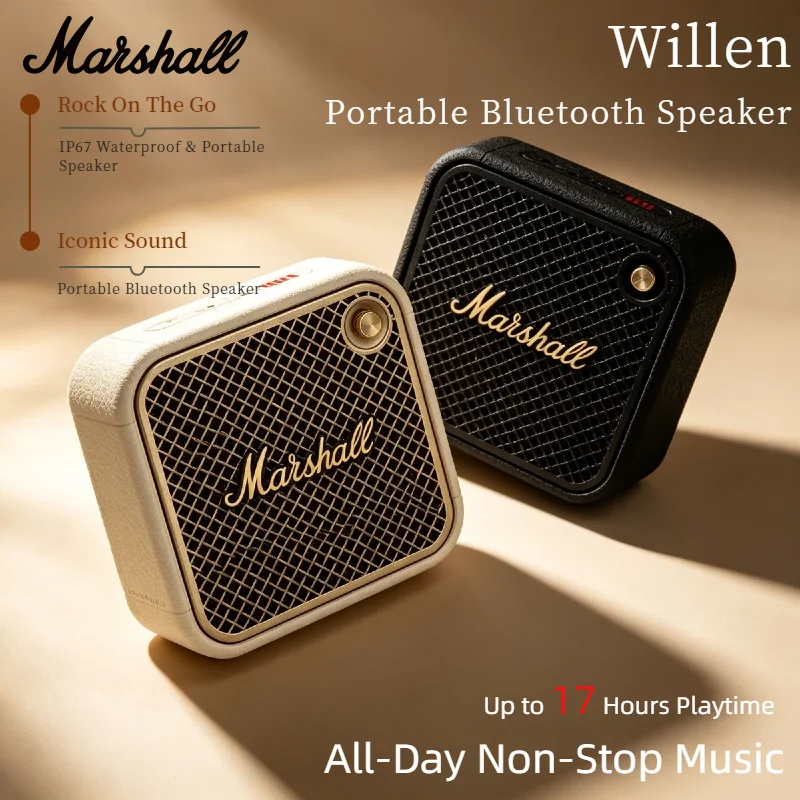 Altavoz Bluetooth Portátil Marshall Willen Inalámbrico