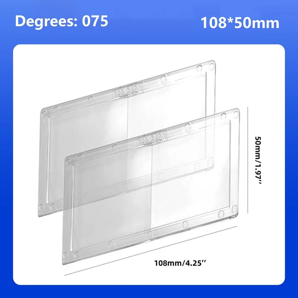 New Elding Lens Magnification Welding Cheater Lens Welding Helmet Welding Lens Magnification Versatile Lens 1.97x4.25 In
