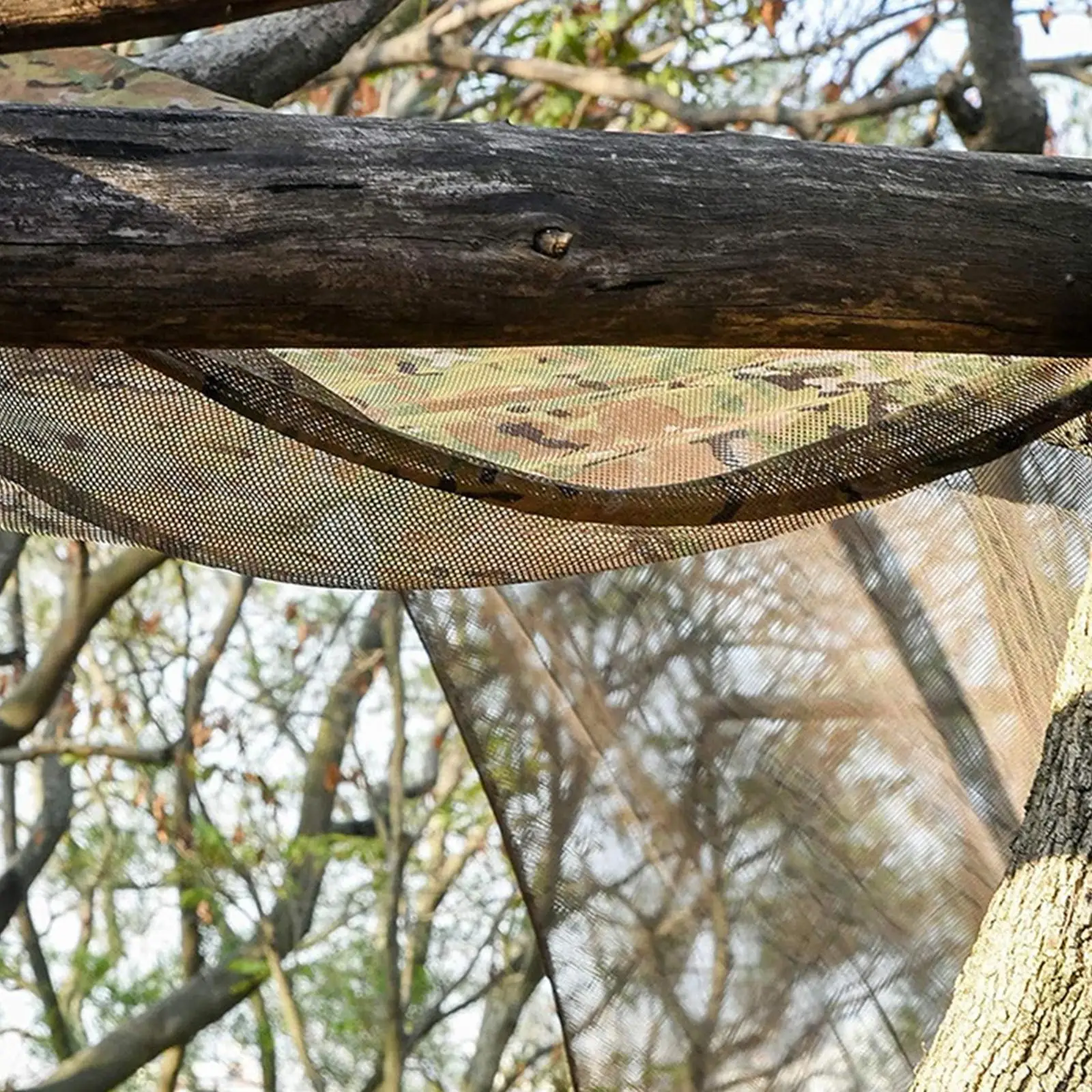 Mesh net for forest hunting, shooting, camping, decoration, hiding place
