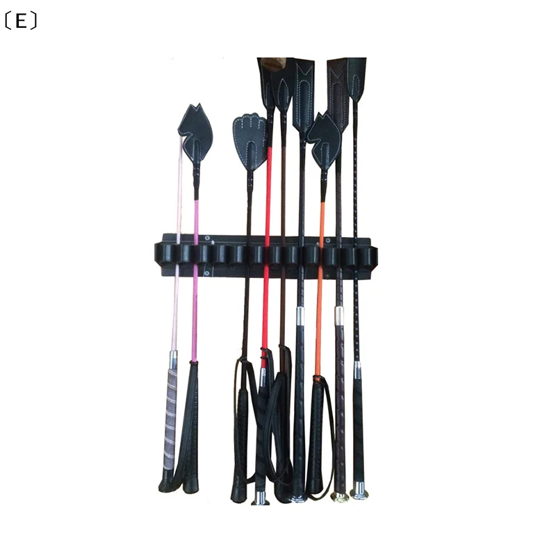 〔E〕Wall Mounted Stables Horse Riding Whip Rack Holder Equestrian Riding Horse Equipment Accessories Bracket Holds Up To 12 Whips