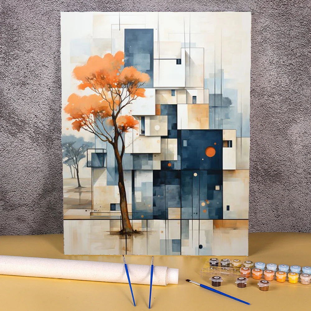 

Diy Painting By Numbers Kits For Adults Wall Art Picture Abstract Landscape Diy Crafts Handpainted Home Decors Living Room