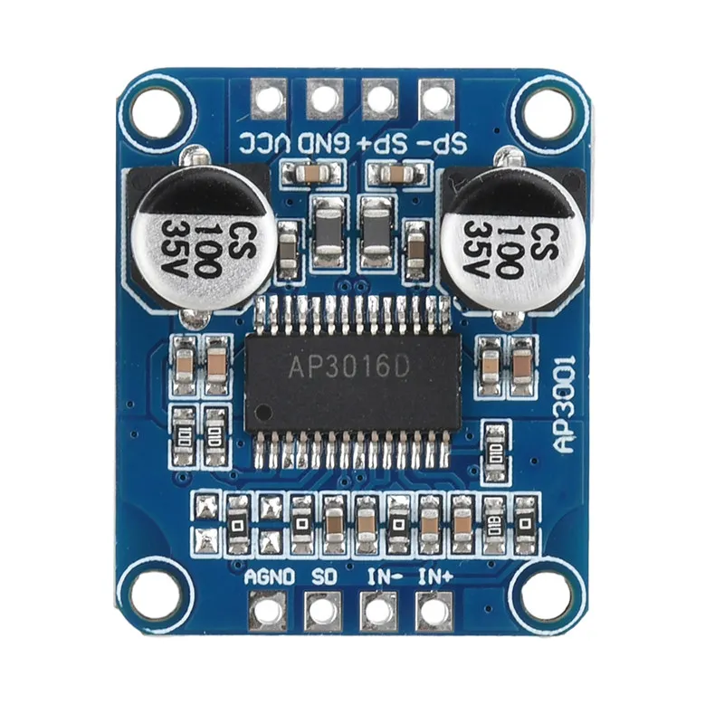AP3001 High Power Module Class D Digital Amplifier Board Mono 10W 20W 30W DC8 24V MOQ 2 Pcs