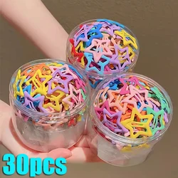 30pcs Colorful Star BB Hair Clips Y2K Women Grils Cute Metal Star Hairpin Side Barrettes Hair Grip Headwear Hair Accessories