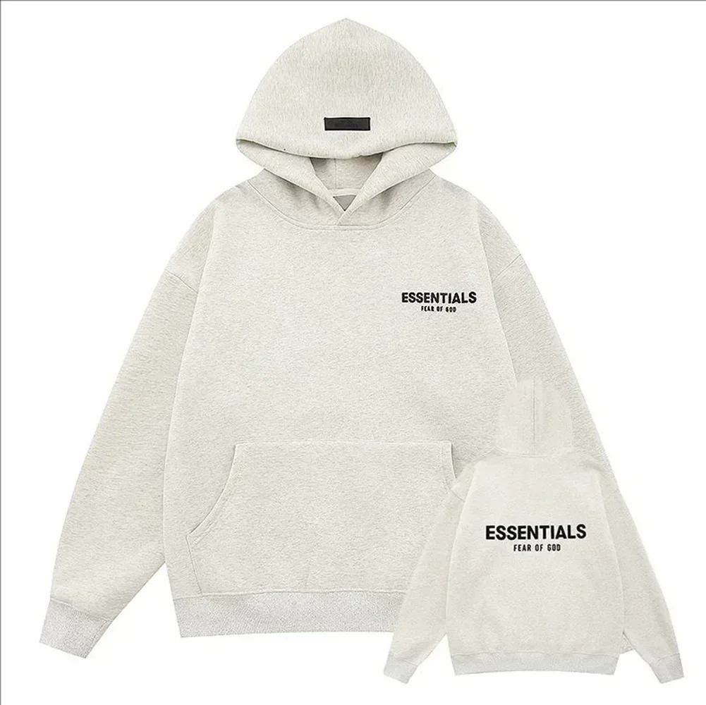 2025 New Trend Street Letter Hoodie Lovers Fashion Brand Men and Women Hoodie Simple Skateboarding ESSENTIALS Sweatshirt