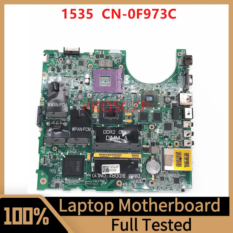 

CN-0F973C 0F973C F973C Mainboard For DELL 1535 Laptop Motherboard With AMD 216-0707001 DDR3 100% Full Tested Working Well