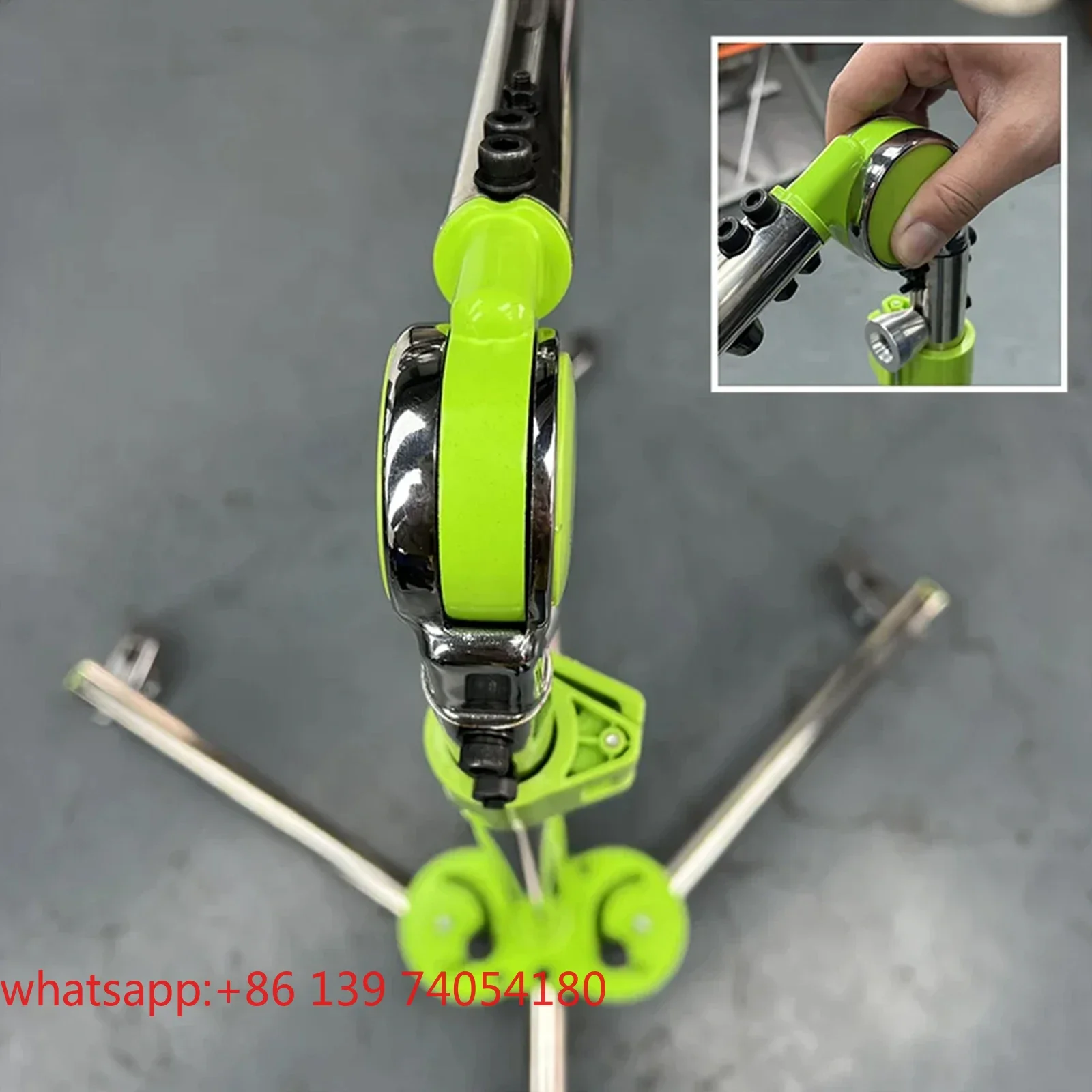 Heavy Duty Bracket Triple Fold PDR Light Stand Car Dent Repair Flattening Light Bracket Repair Tool (Light Plate Not Included)