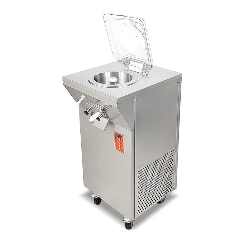 Commercial Italian Vertical Movable Stianless Steel Hard Ice Cream Maker Machine Price Making  Hard Ice Cream Machines For Food