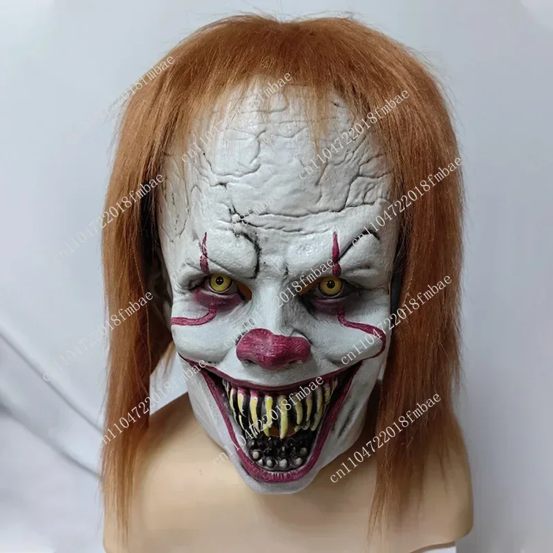 clown latex mask carnival decoration,Halloween horror clown mask headgear,