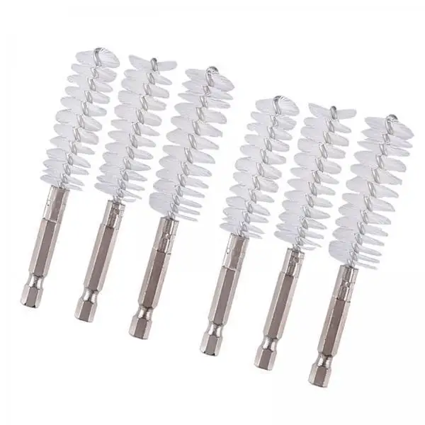 Tube Cleaning Wire Brush Set Stainless Steel Cleaner for Power Drill Rust Removal Pipe Cleaning Tool