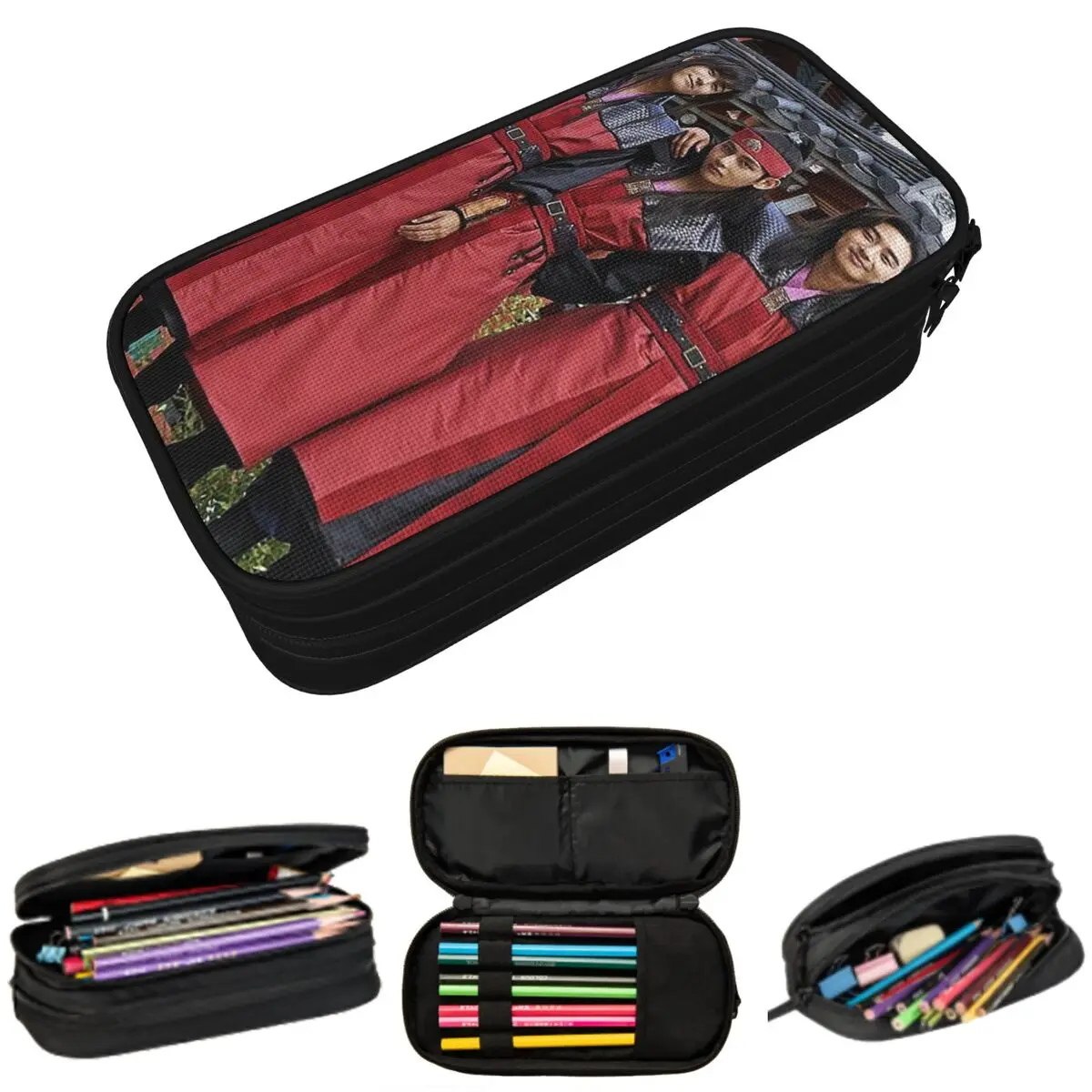 Estuche para lápices Cast Of Hwarang TV para niños, caja para lápices, bolsa para lápices, suministros de papelería, bolsa para guardar bolígrafos