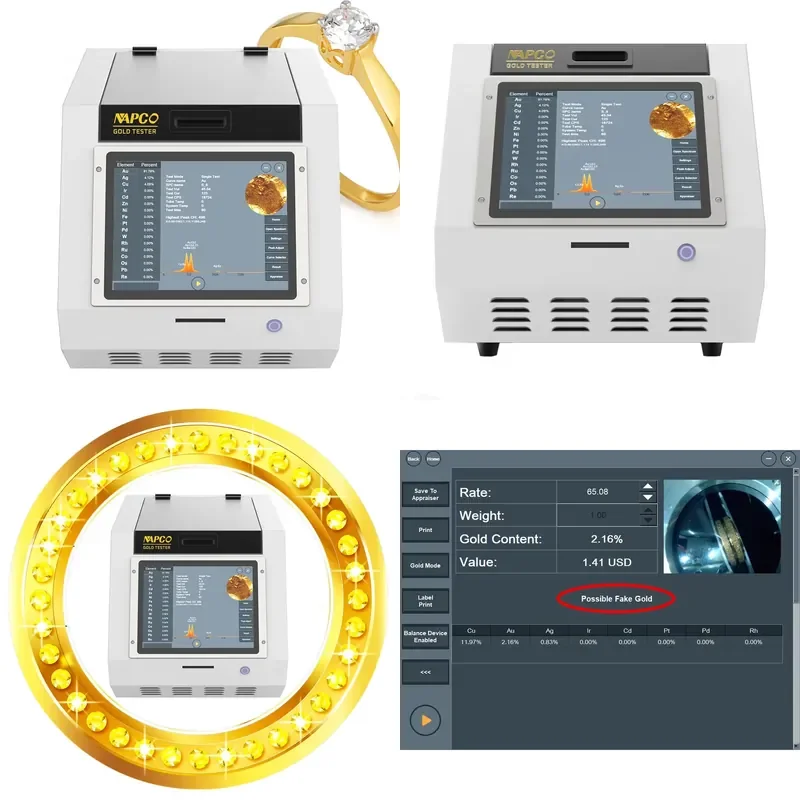 Best XRF Metal Analyzer Desktop Gold Purity Testing Device